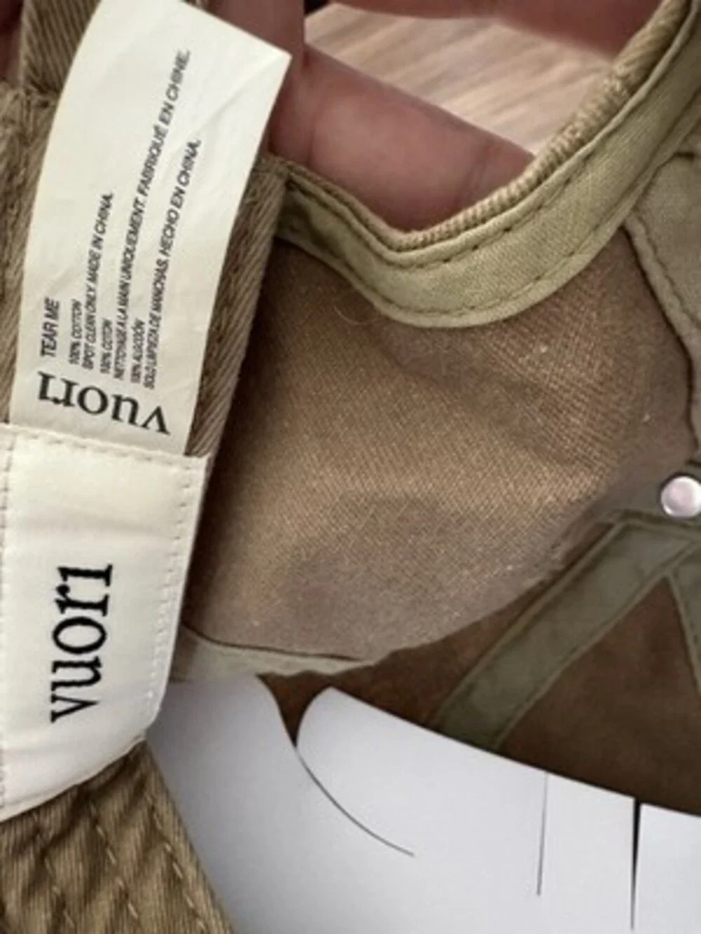 Vuori Ball Cap Unisex Camel Khaki Tan Strapback Hat